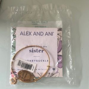 NWT Alex and Ani Sister rose gold bracelet